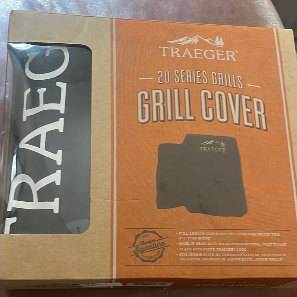 Traeger Black Grill Cover for 20 Series